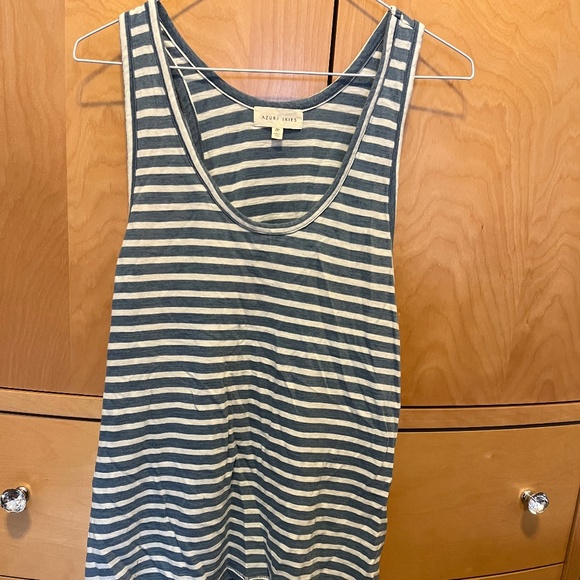 Azure Skies striped tank top - Picture 1 of 3
